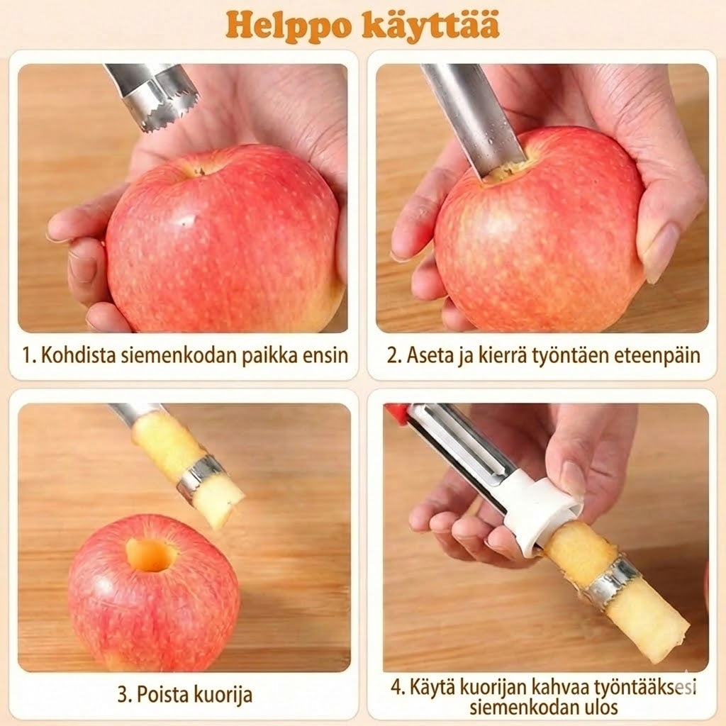2-in-1 Siemenkodan poistaja