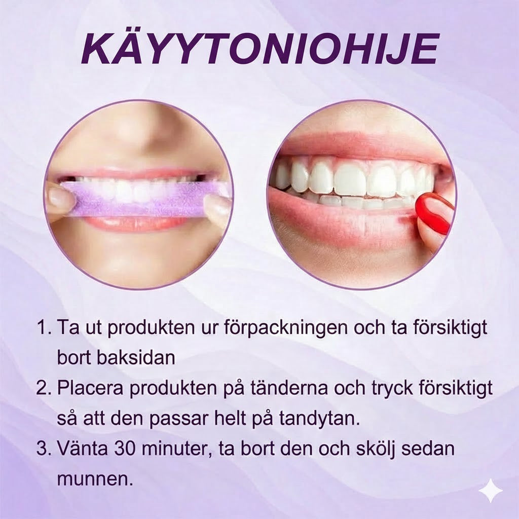 Hampaiden valkaisuliuskat