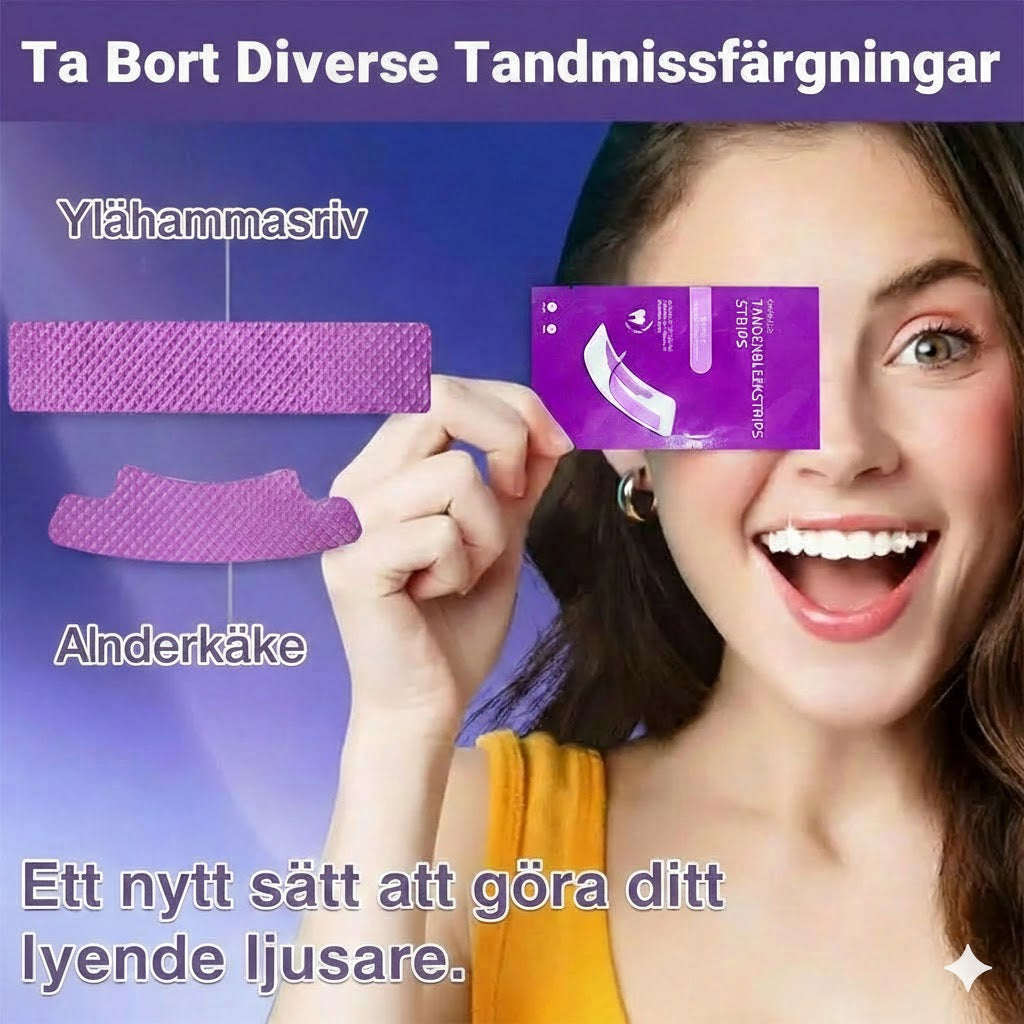 Hampaiden valkaisuliuskat