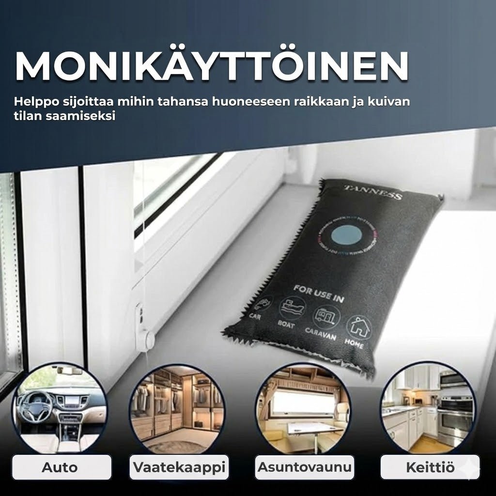 Uudelleenkäytettävä auton ilmankuivain: Estää kondenssiveden muodostumisen