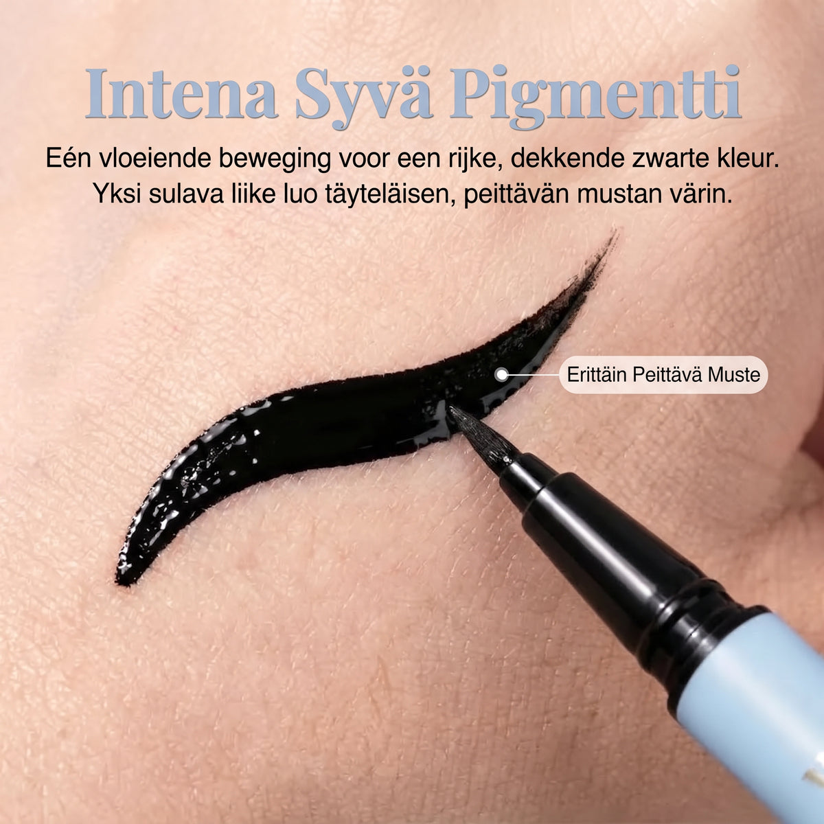 Vedenkestävä eyeliner-kynä tarkkoihin rajauksiin