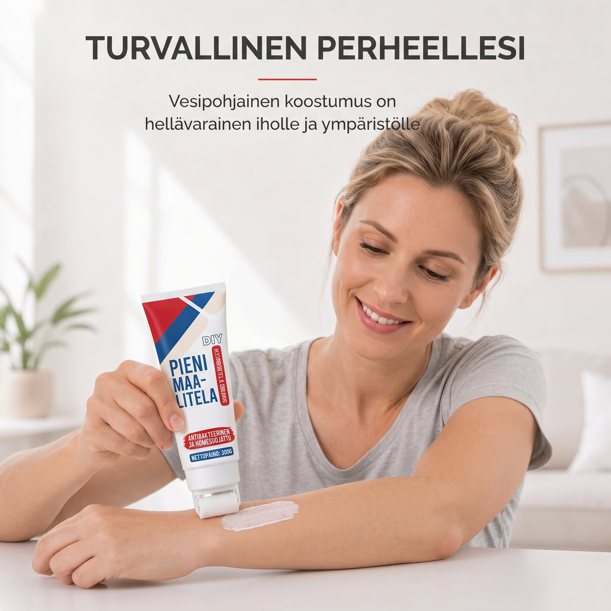 Vedenkestävä seinänkorjaustahna telalla