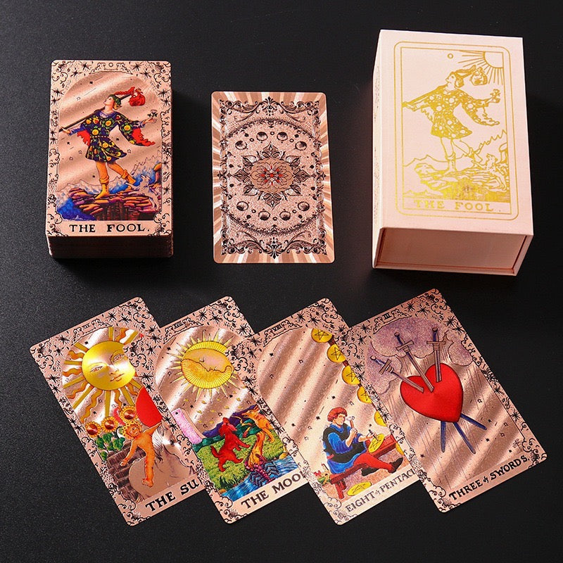 Ylellinen Tarot-kultapainos
