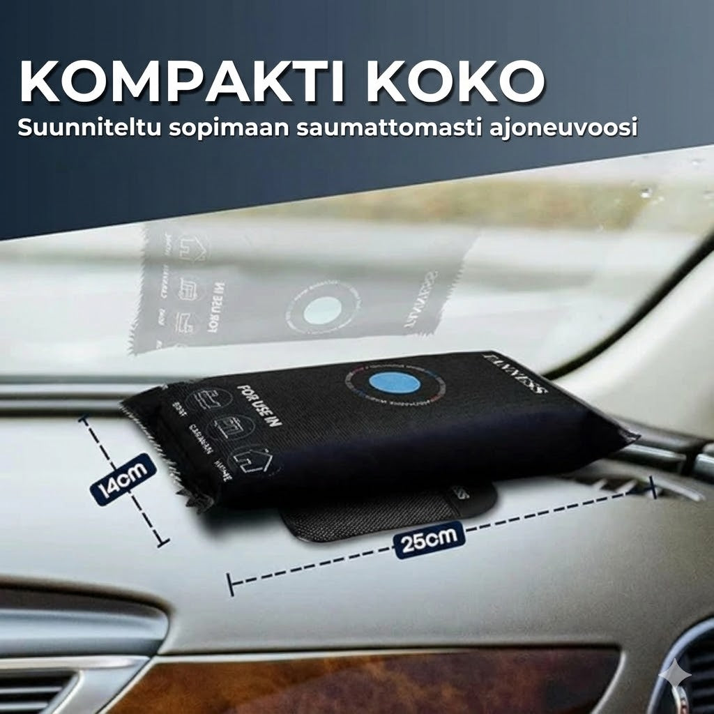 Uudelleenkäytettävä auton ilmankuivain: Estää kondenssiveden muodostumisen
