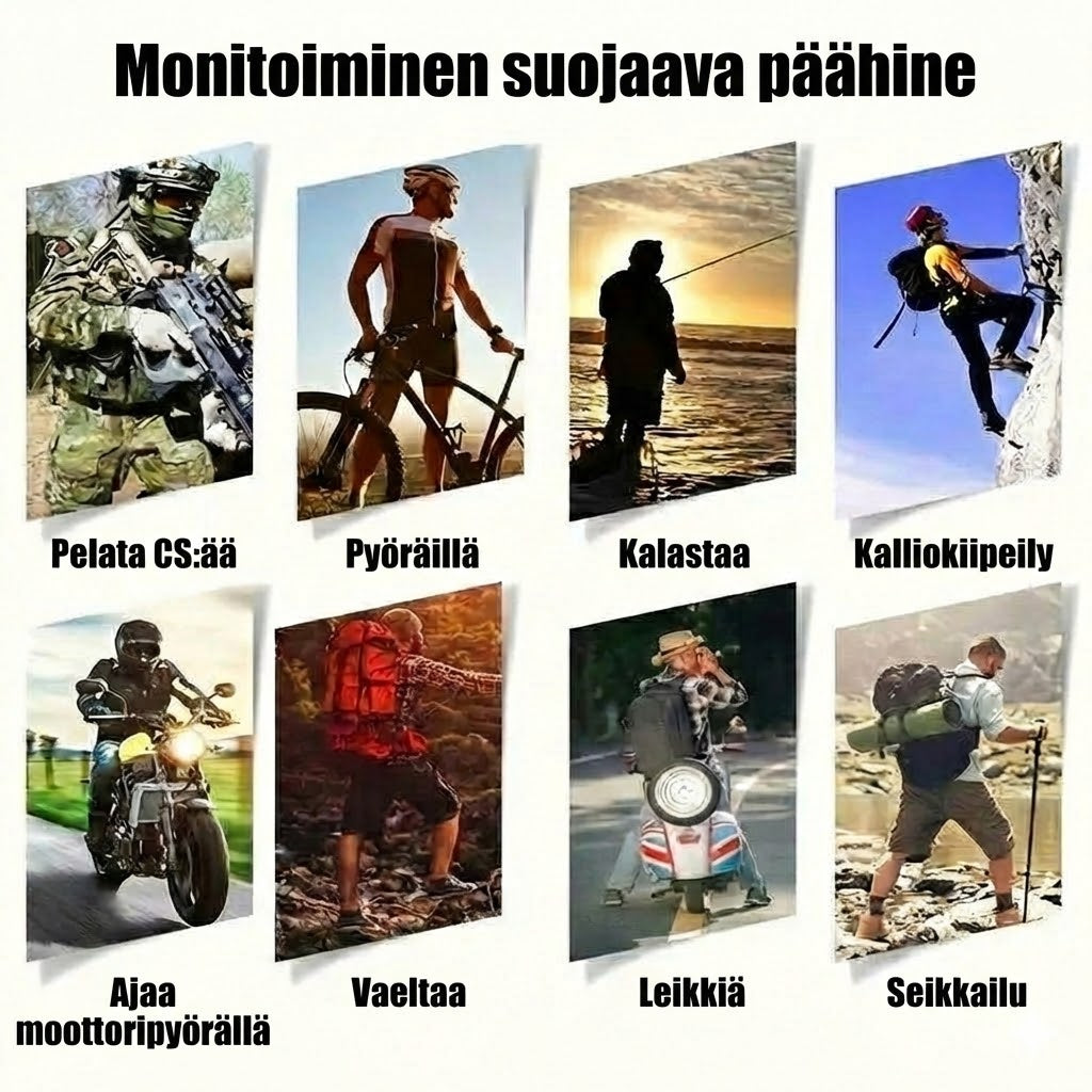 Unisex tuulenpitävä lämmin kokokasvosuoja