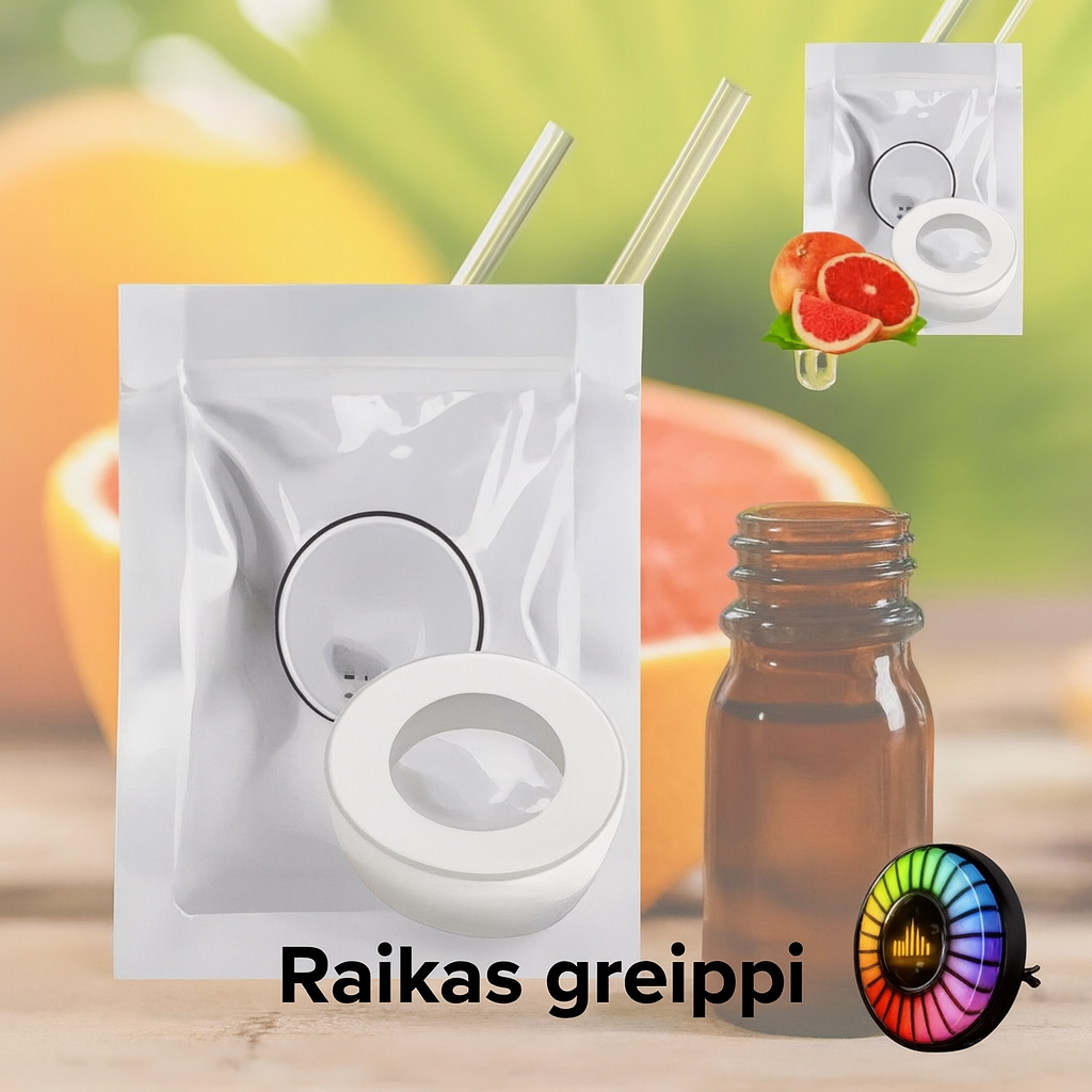 Musical Rhythm LED -autovalo (aromidiffuusorilla)