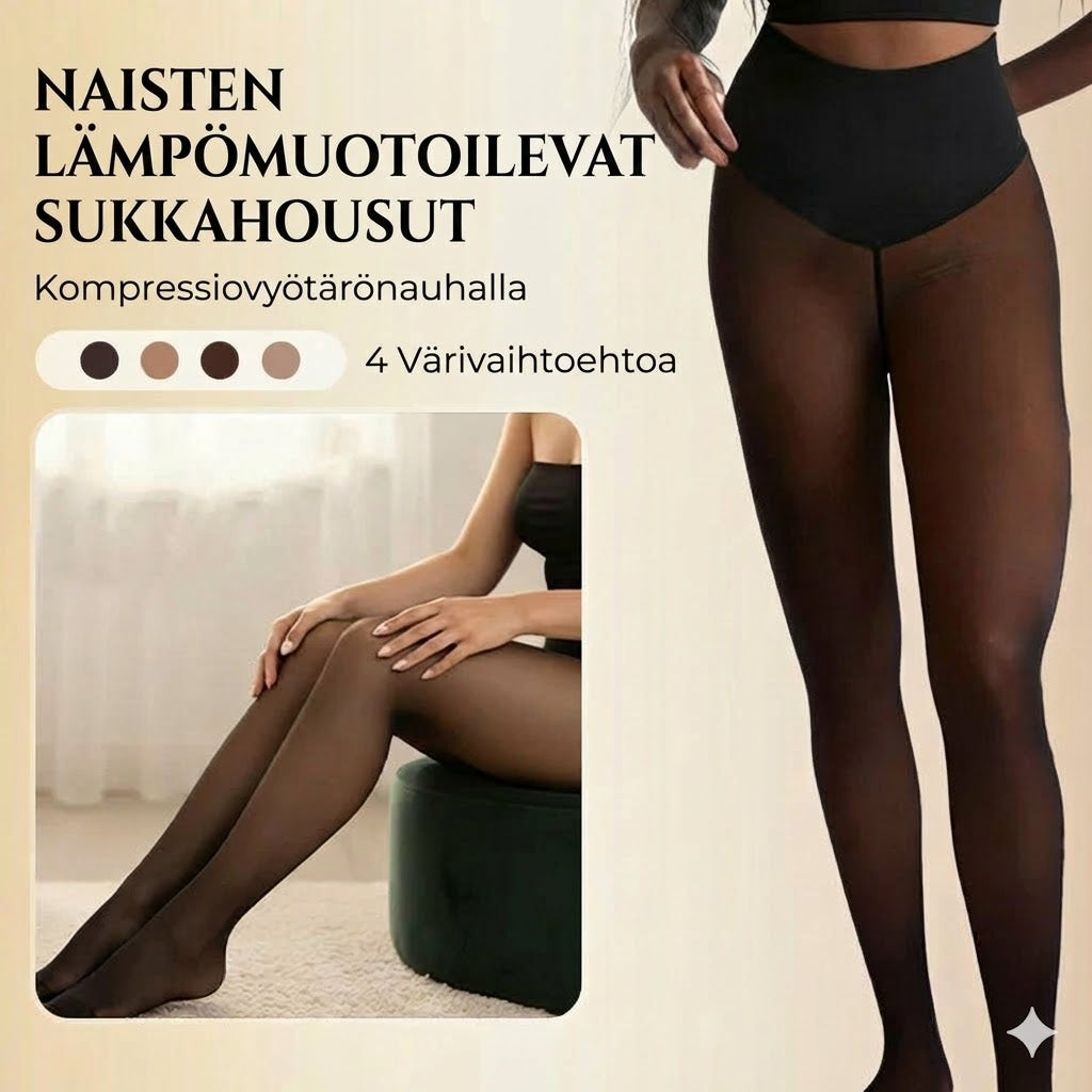 Korkeavyötäröiset muotoilevat leggingsit: Korjaavat ja näkymätöntä vyötäröä