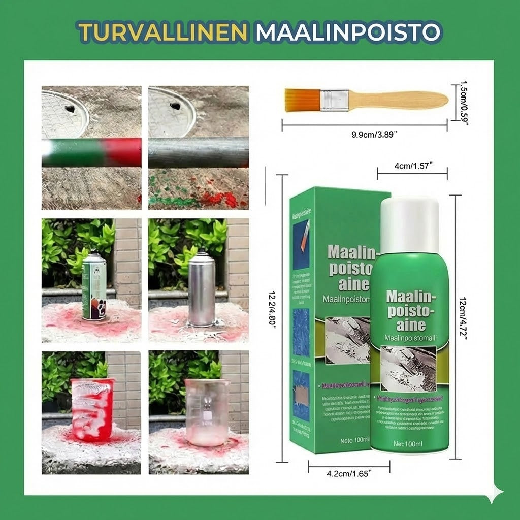 Tehokas maalinpoistoaine