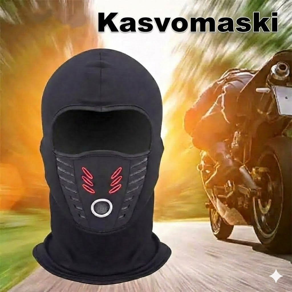 Unisex tuulenpitävä lämmin kokokasvosuoja