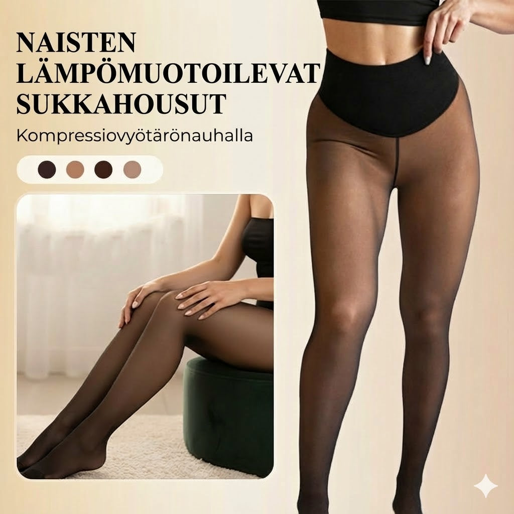 Korkeavyötäröiset muotoilevat leggingsit: Korjaavat ja näkymätöntä vyötäröä