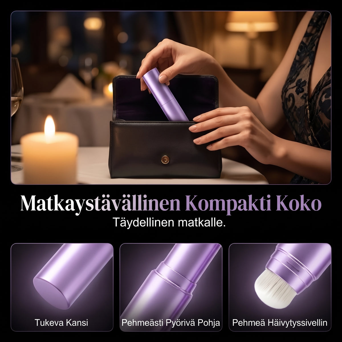 Väriä vaihtava 2 in 1 meikkivoide