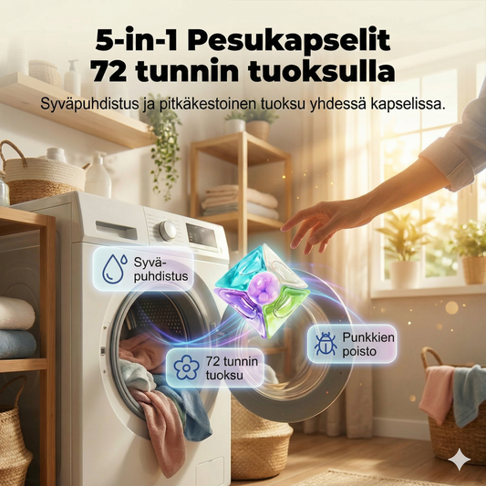 Pesuainekapselit perusteelliseen puhdistukseen ja sterilointiin (11g5 kpl)