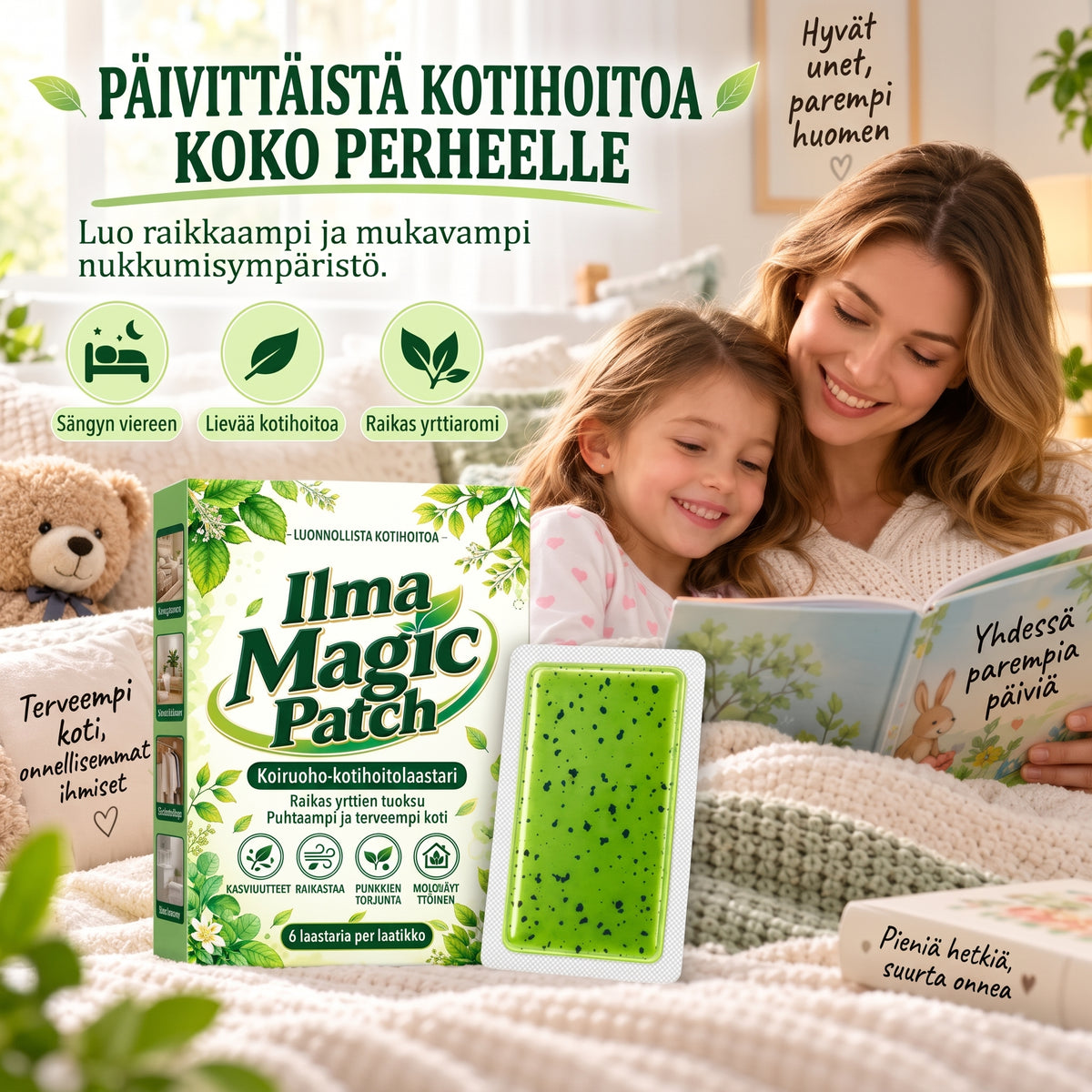 Pujolaastarit pölypunkkeja vastaan 6 kappaletta