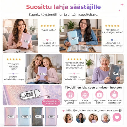 Säästökansio koodilukolla