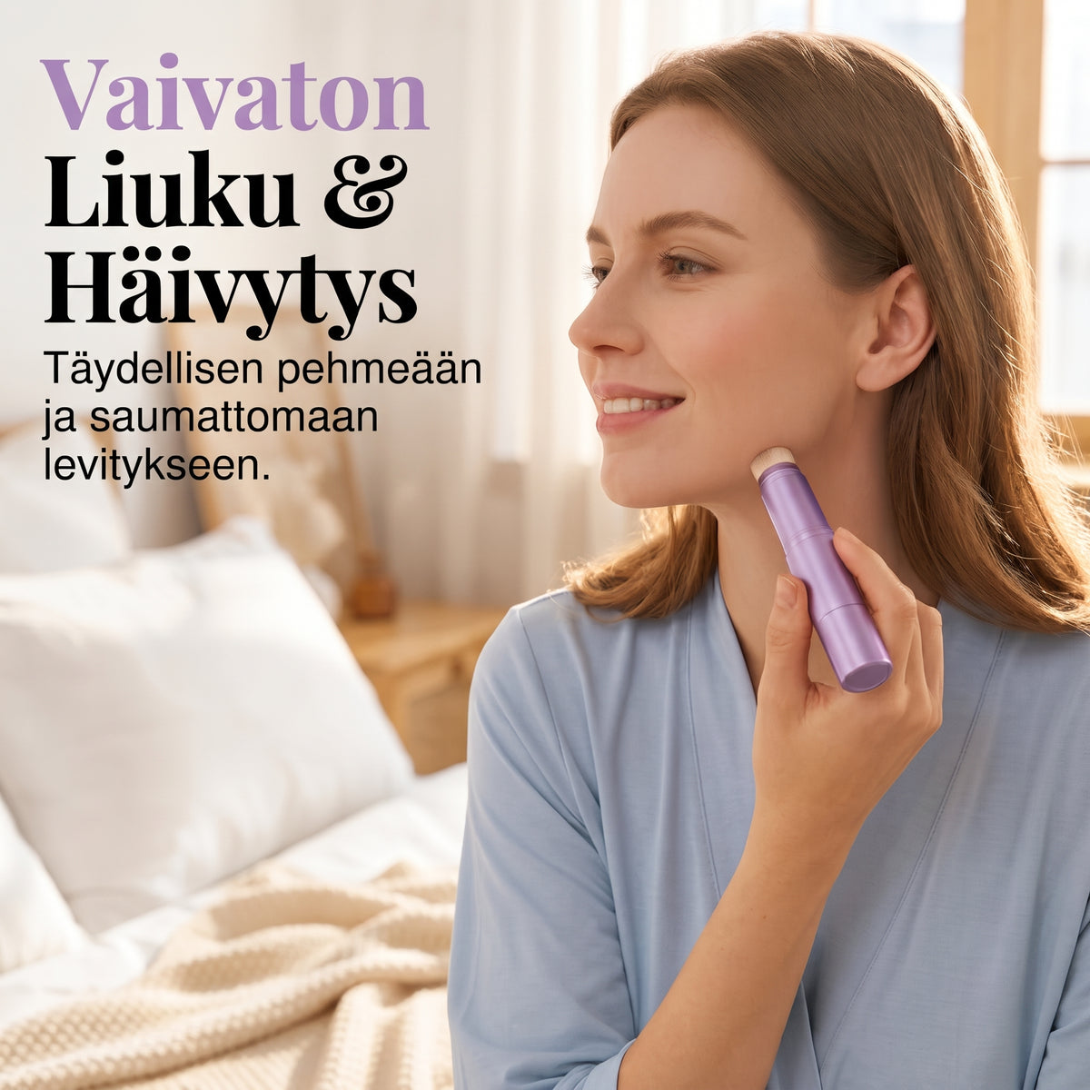 Väriä vaihtava 2 in 1 meikkivoide