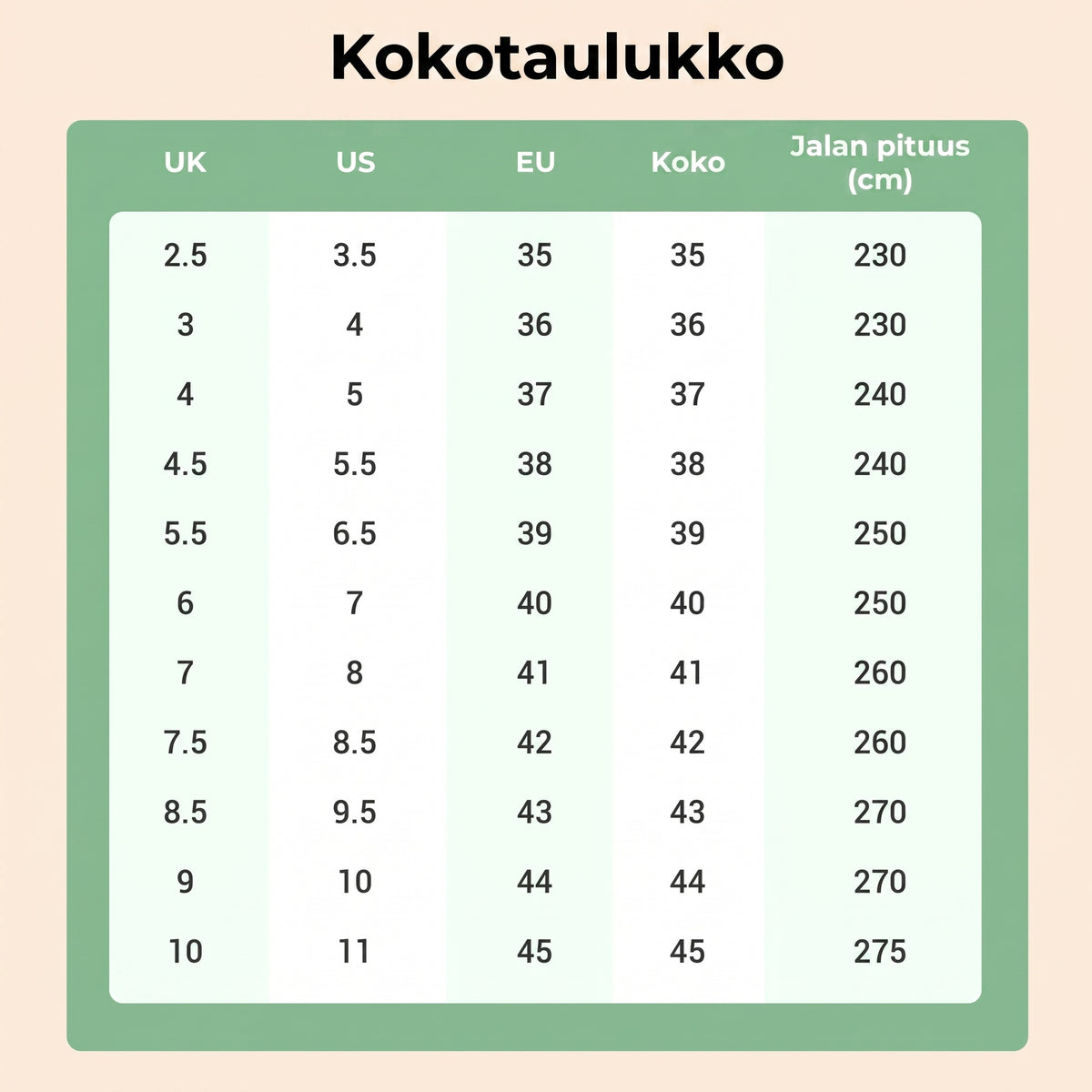Pituutta lisäävät ilmatyynylliset pohjalliset 1 pari