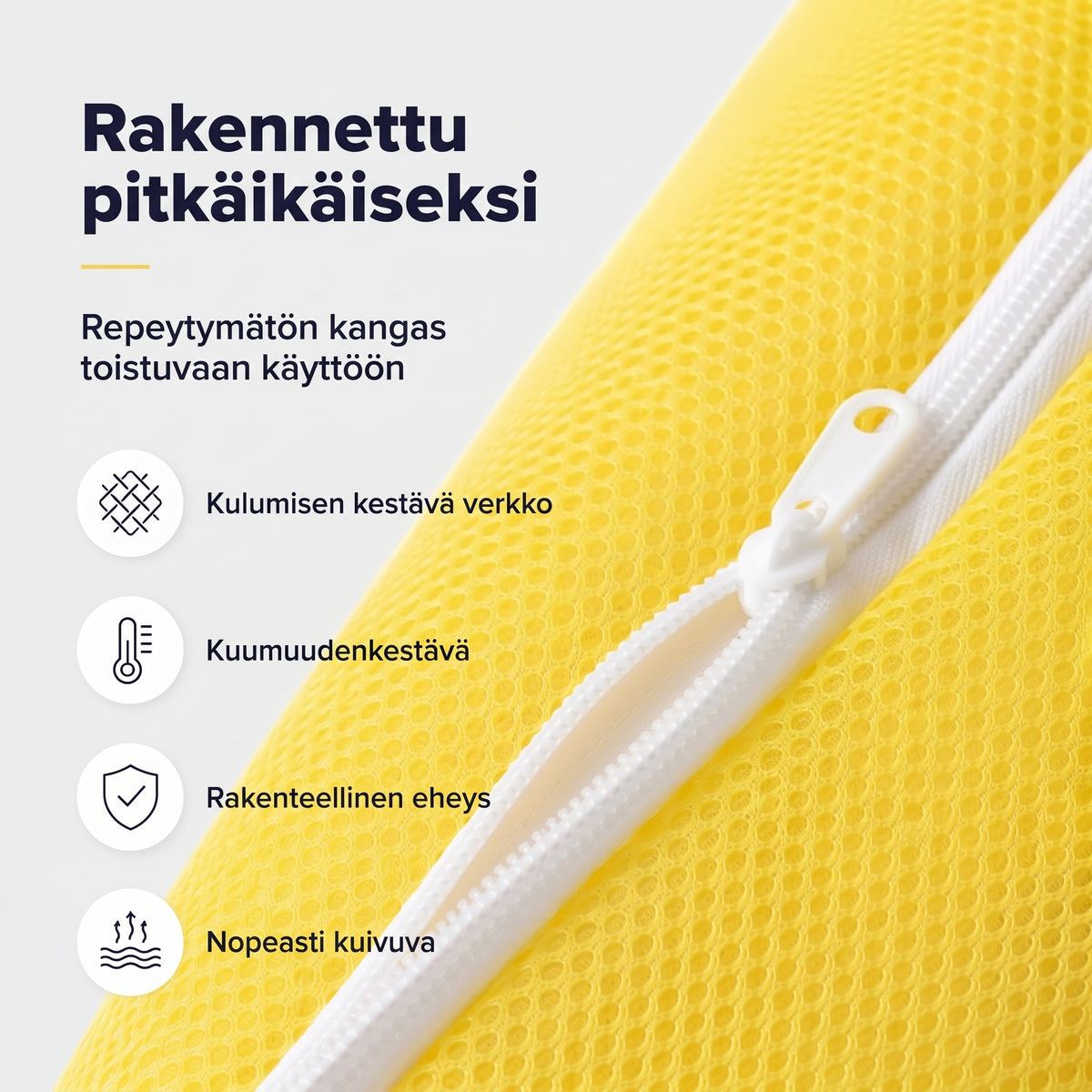Verkkokankainen kenkien pesupussi pesukoneeseen