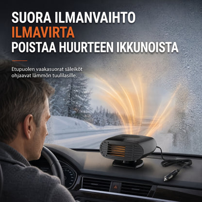 Mini-autonlämmitin auton ikkunoiden huurteenpoistoon ja sulatukseen