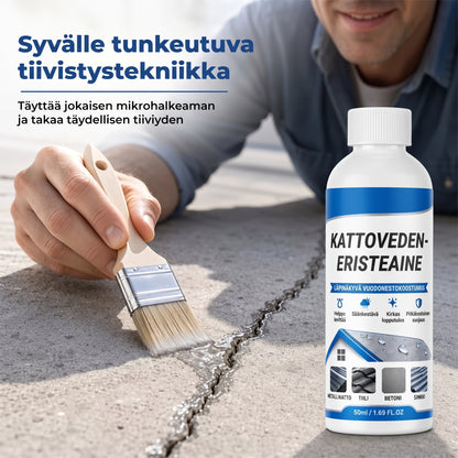 Läpinäkyvä vedenpitävä katon tiivistysmassa siveltimellä