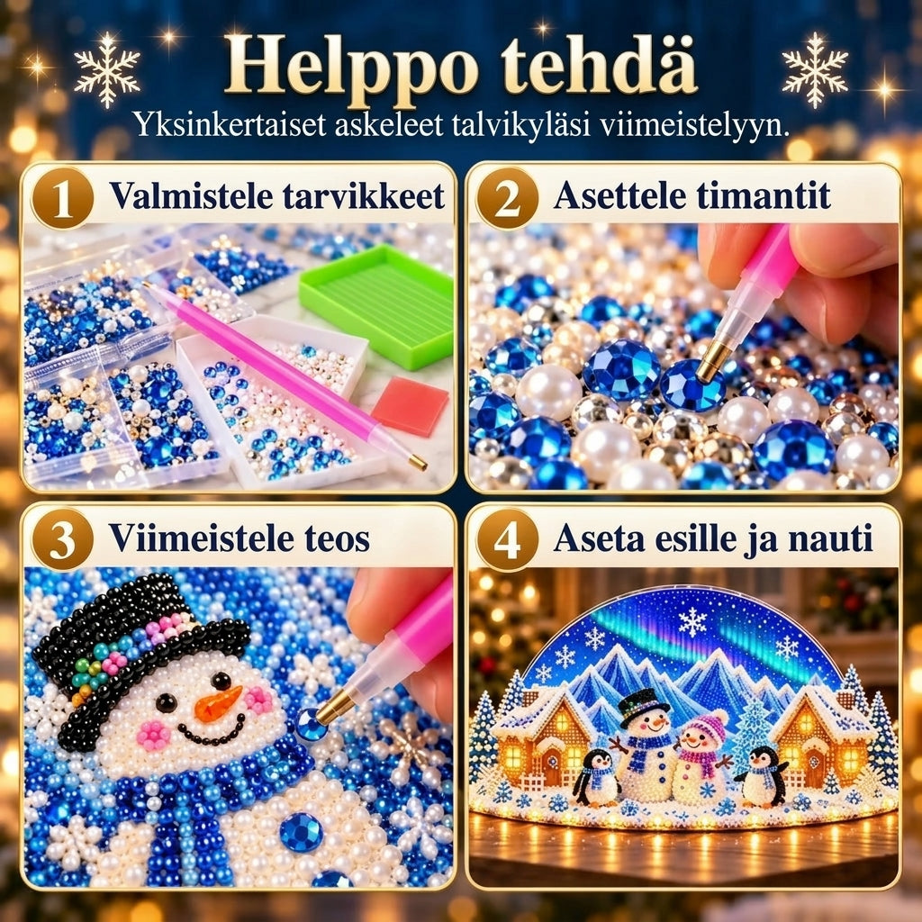 DIY-talven ihmemaa strasseilla ja helmiyksityiskohdilla