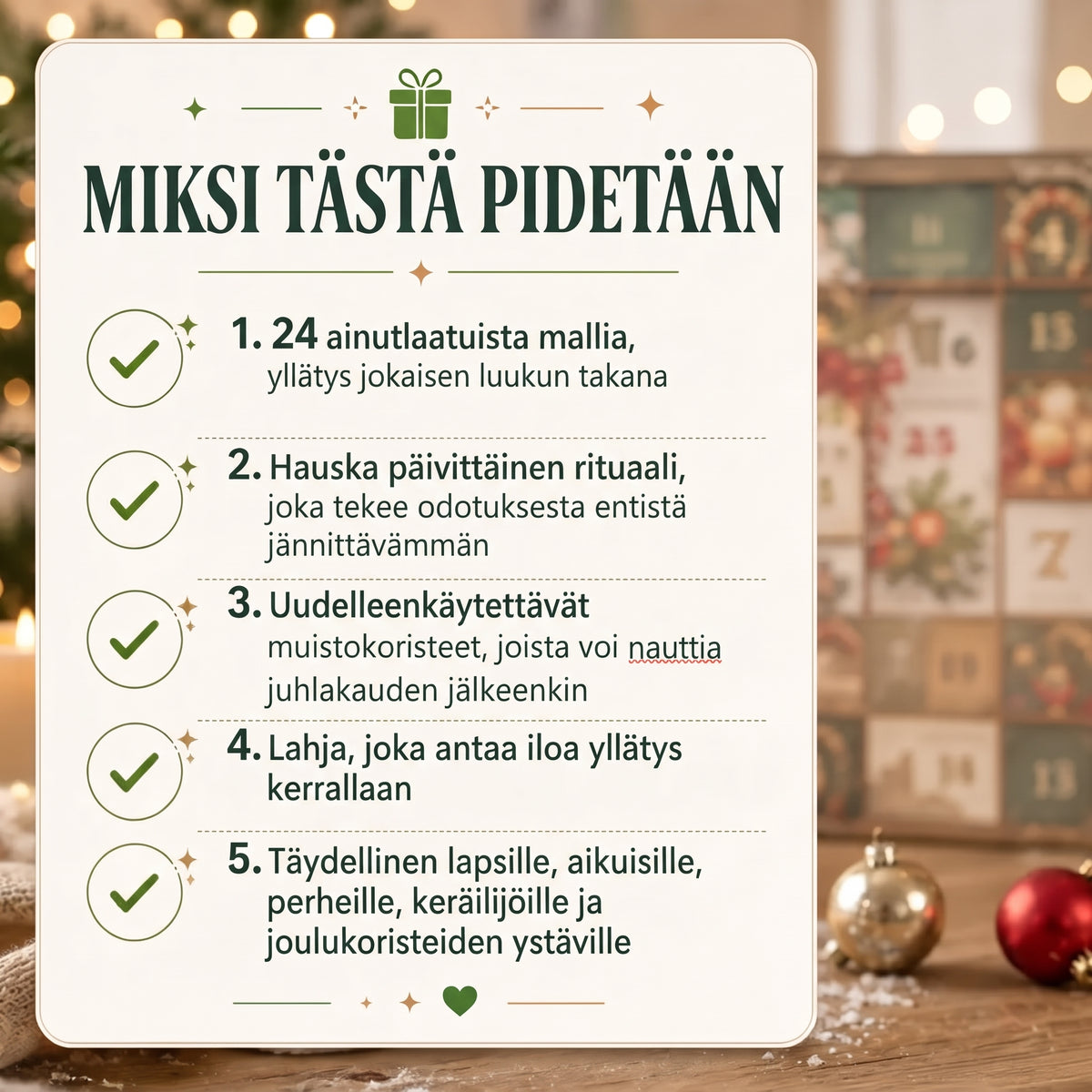 Gin-joulukalenteri 2026 24 minipullolla
