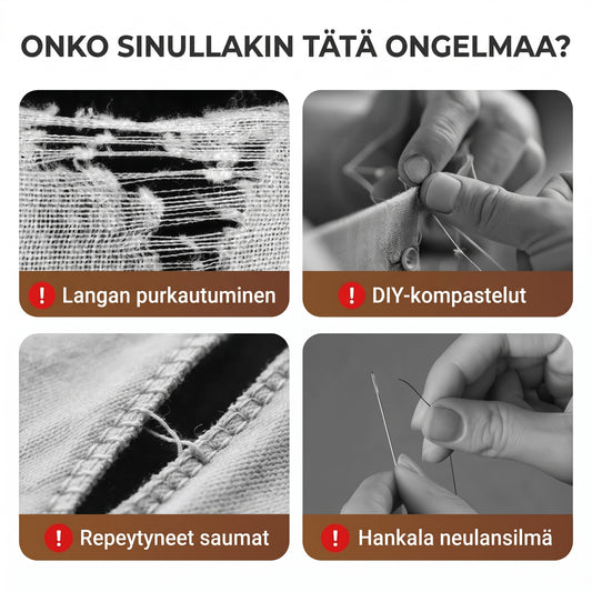 Kannettava 37-osainen ompelusetti
