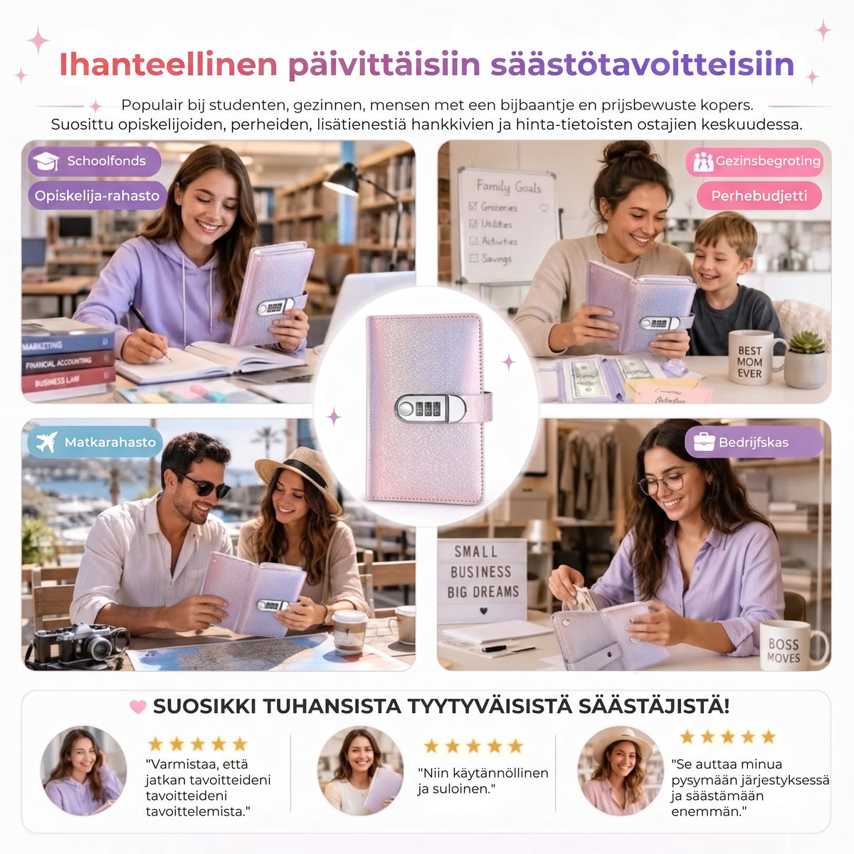 Säästökansio koodilukolla