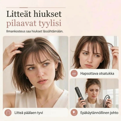 Langaton lämpenevä volyymikampa otsatukalle ja päälakialueelle