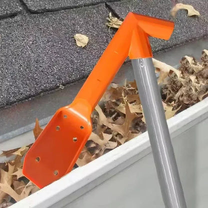 Ergonominen räystäskourujen puhdistin