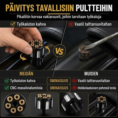 CNC-pikakiinnitteinen moottoripyörän satulapultti 6 mm