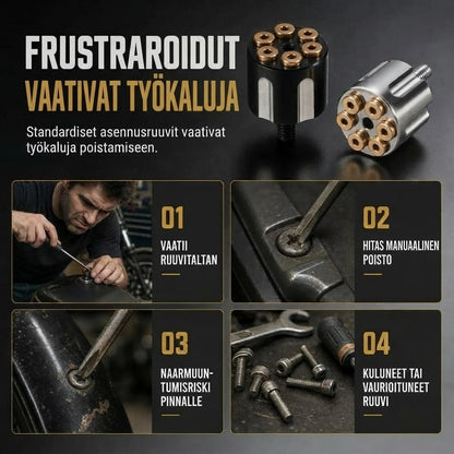 CNC-pikakiinnitteinen moottoripyörän satulapultti 6 mm