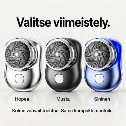 USB-ladattava mini-parranajokone