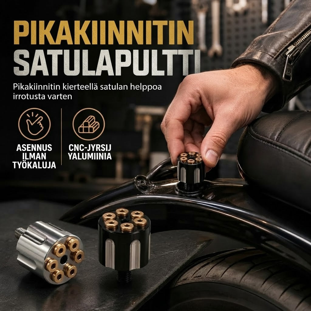 CNC-pikakiinnitteinen moottoripyörän satulapultti 6 mm