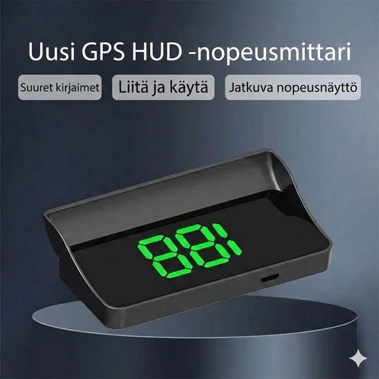 Nopeusmittari heijastusnäytöllä