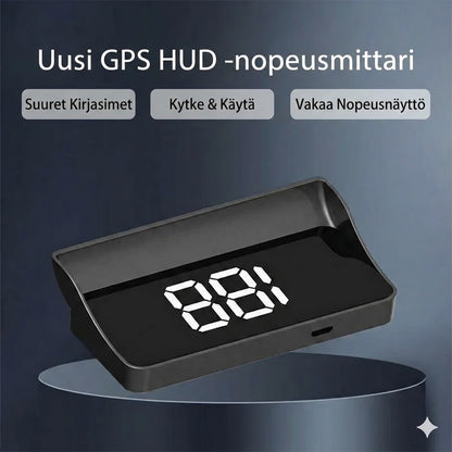Nopeusmittari heijastusnäytöllä