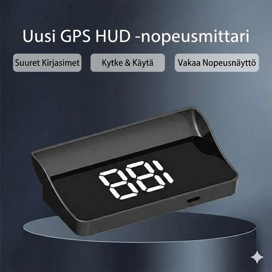 Nopeusmittari heijastusnäytöllä